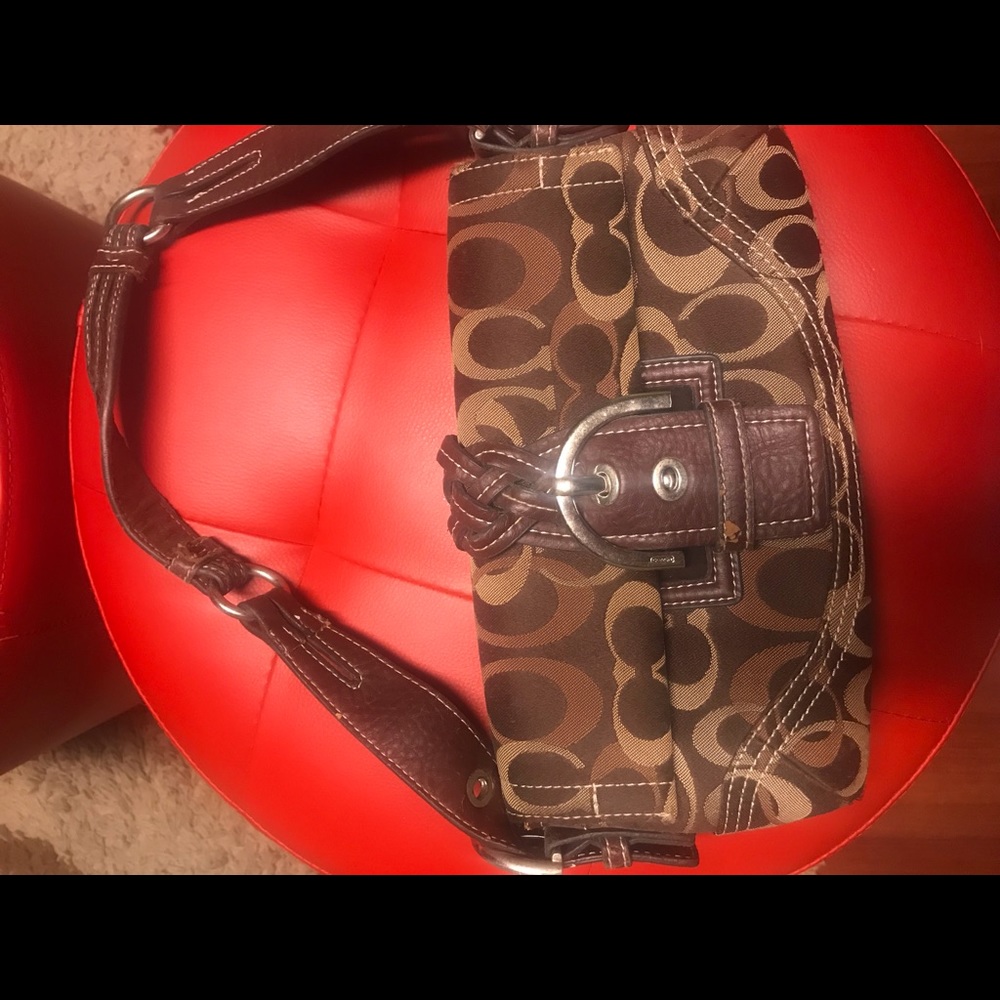 Authentic coach hand bag